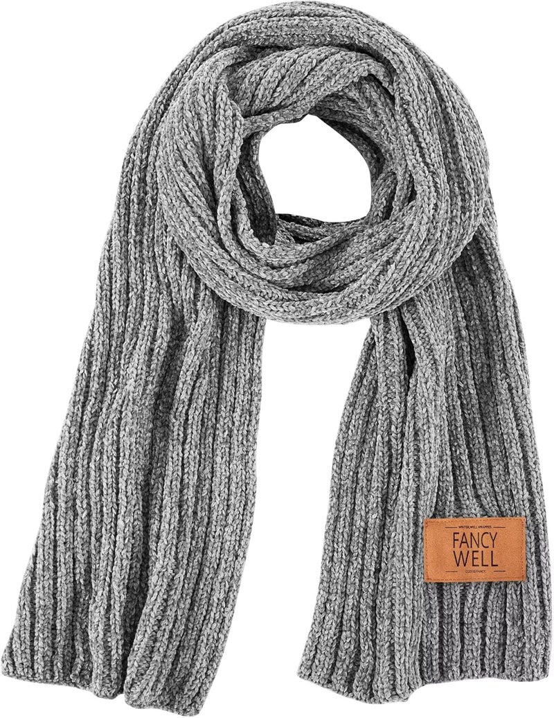 FANCY WELL Scarf for Women Winter - Chunky Scarf Oversized Chenille,Soft Long Scarves for Cold Weather,Gifts for Women - Image 1